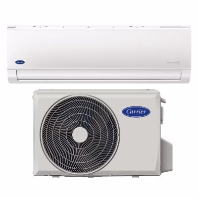 01 Minisplit CARRIER MAX De 2 TR, Frio Y Calefaccion Heat Pump, 220/1/60 , Inverter, High-Wall , R-32, Modelo 53MXQ243A.