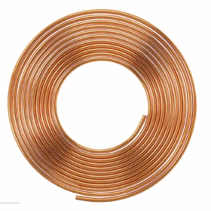 Tubo de cobre flexible refrigeración 1/2 pulgada x 15.4 metros Iusa