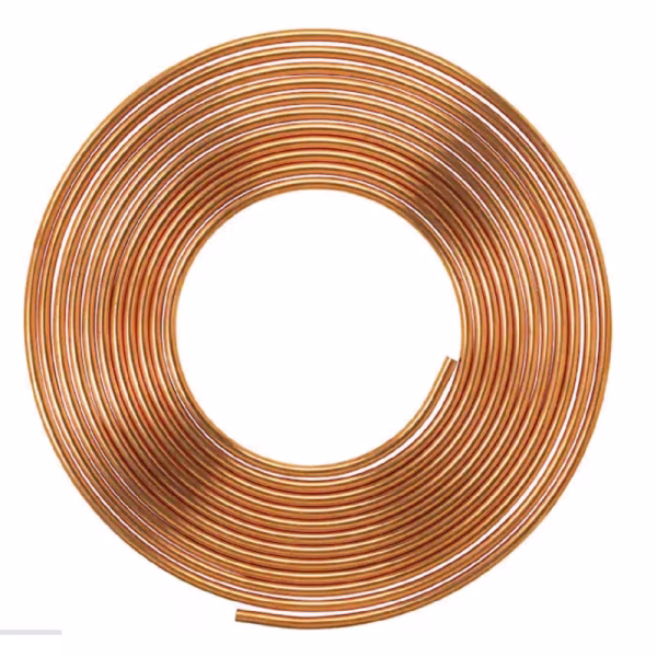 Tubo de cobre flexible refrigeración 1/2 pulgada x 15.4 metros Iusa