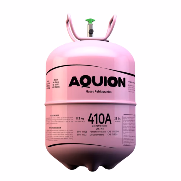 Gas refrigerante Aquión R410A en boya de 11.34 kg