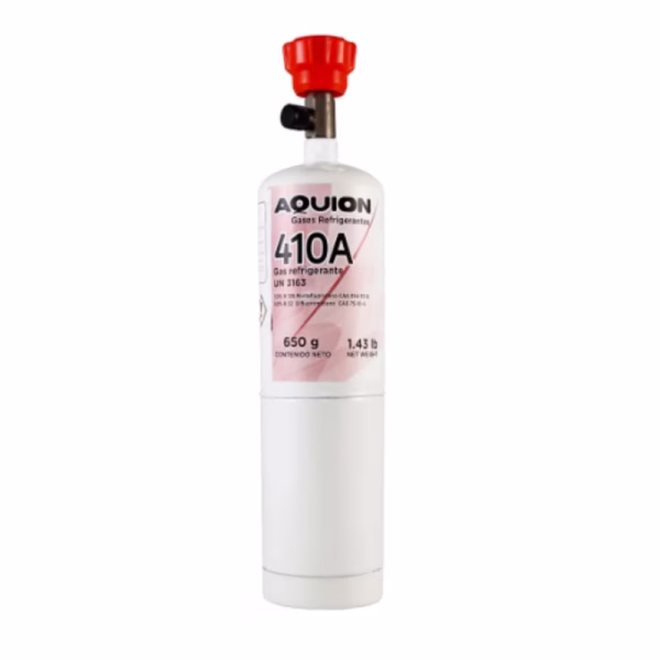 Gas refrigerante Aquión R410A en lata de 0.65 kg
